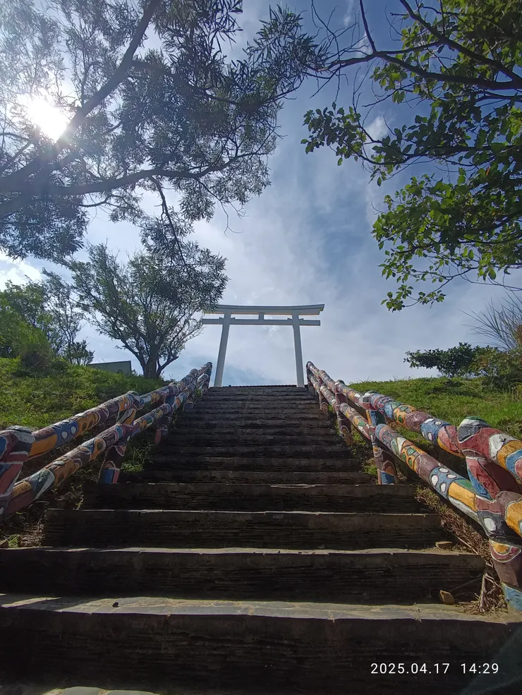高士野牡丹神社，自拍攝