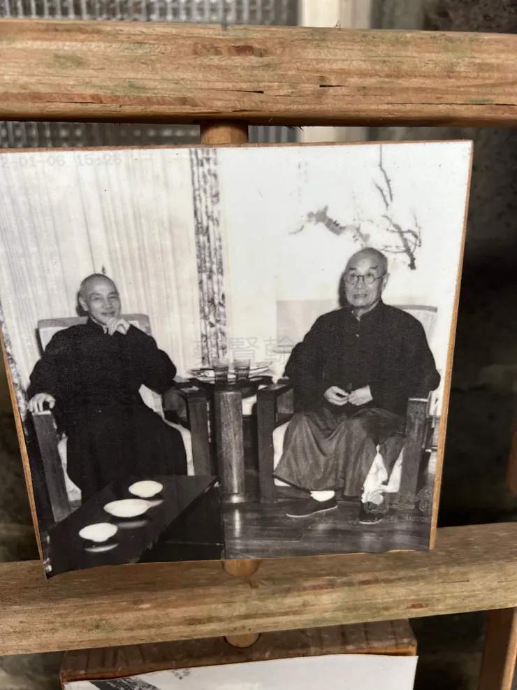 與蔣中正先生合影