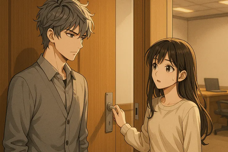 韓昕愛打開門遇見荊裕