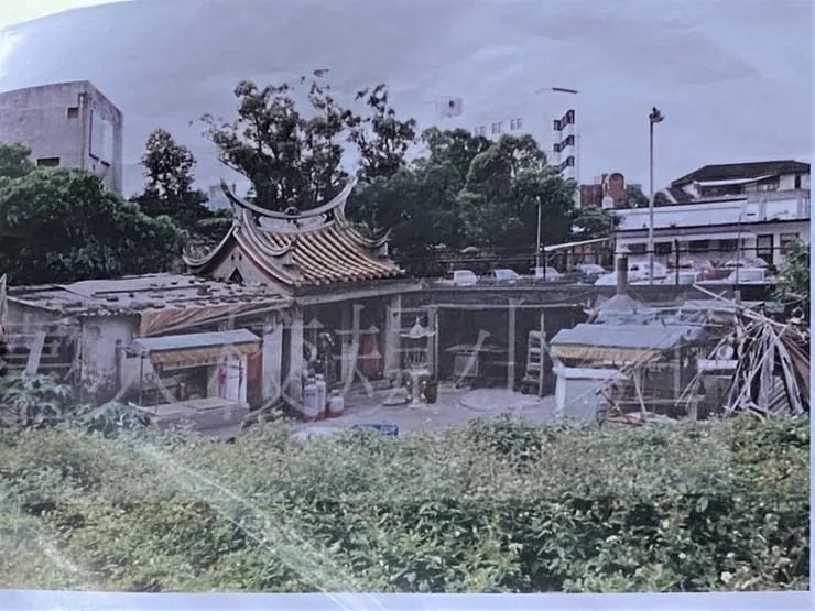 伯公亭前身土地公廟。第二代,1929年修復