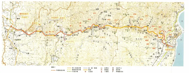 國道六號東延花蓮計畫圖（資料來源：Chih Chiu Kung @FB公路邦討論區）