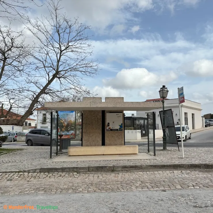 歐比多斯Óbidos 巴士站牌