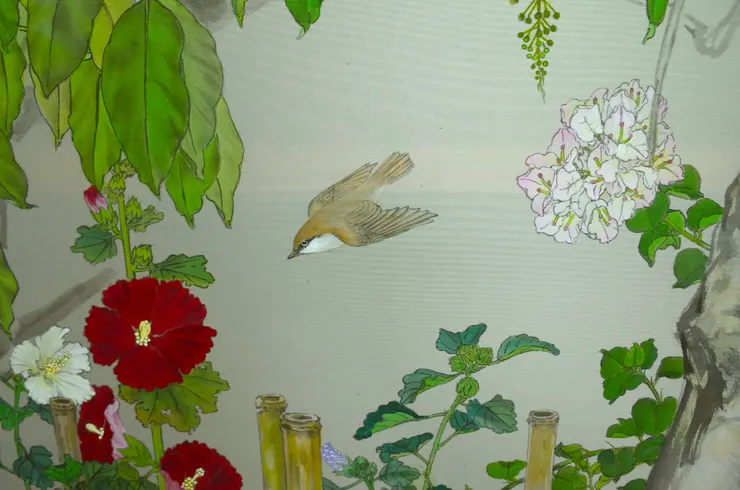 〈黃山谷詩意〉局部－山鶲