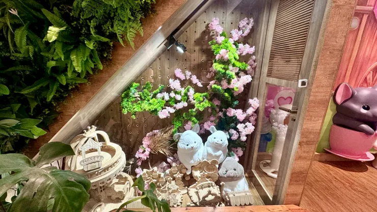 一進門的左手邊就可以看到療癒的小擺飾