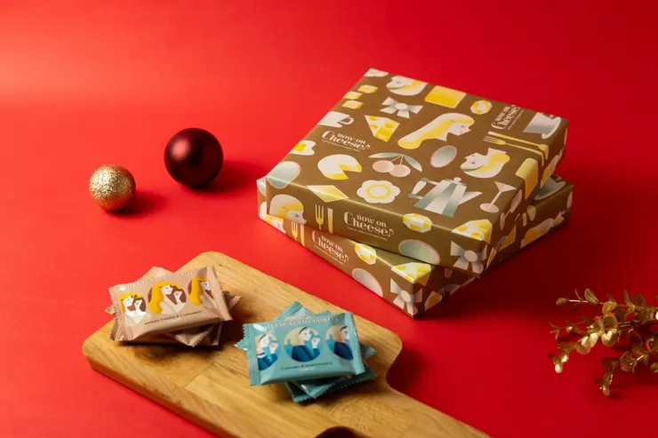 圖說：經典起司餅乾雙口味禮盒。（圖/ 台灣北壽心）