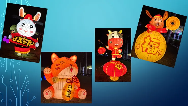 鼠牛虎兔排排站