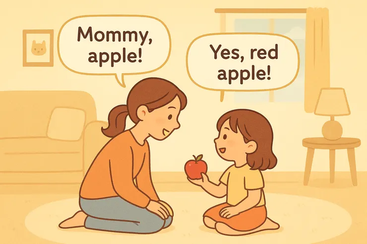 與孩子對話，讓孩子開口說英文