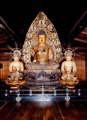 京都三千院 西方三聖