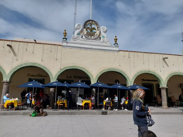 Cholula 的市中心廣場