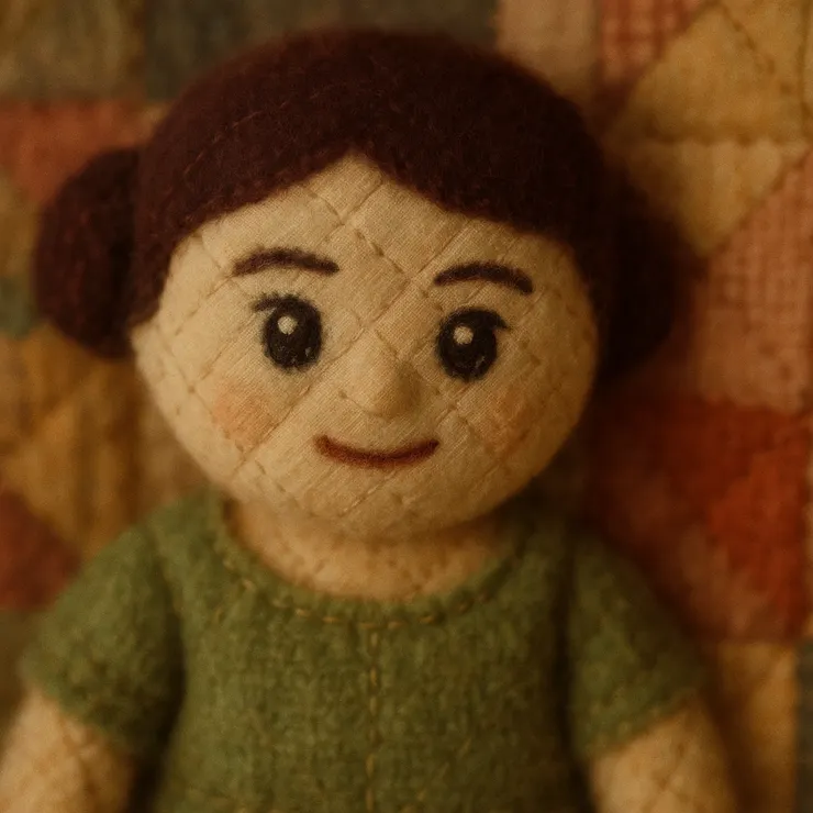 With a needle no sharper than a sigh and thread dyed from twilight, she would stitch fractured dreams back together.