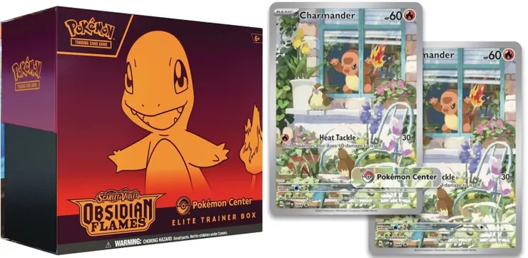 中心版 SV3 ETB 多了一張印有Center logo 的小火龍AR