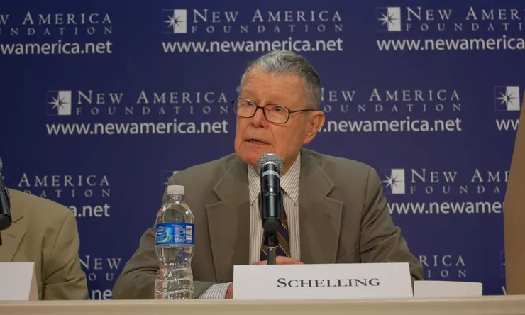 2005 年諾貝爾經濟學獎得主 Thomas Schelling,Source: Wikipedia