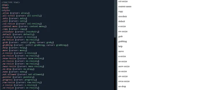 截圖截不到鼠標,建議可以自己玩玩看。