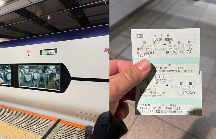 富士回遊及車票