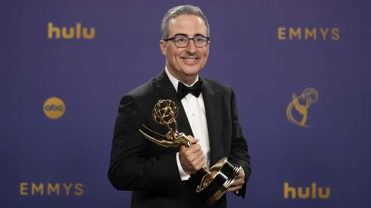 脫口秀《上週今夜秀》(Last Week Tonight)主持人奧立佛(John Oliver) Photo:AP Photo / Jae C. Hong