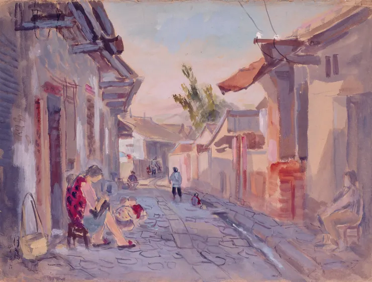 李澤藩《夏日》1956