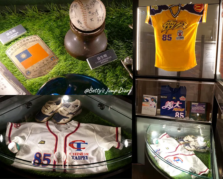 ▲棒球名人堂7F-徐生明 / 圖片來源：Betty's Jump Diary