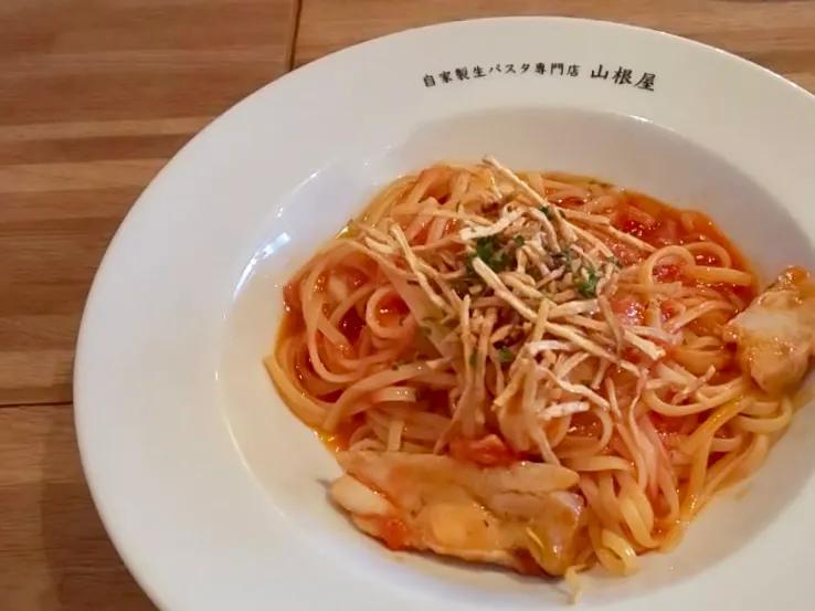 山根屋的番茄雞肉義大利麵