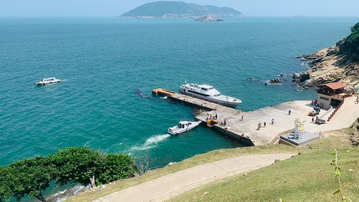 準備要結束大坵之旅啦。