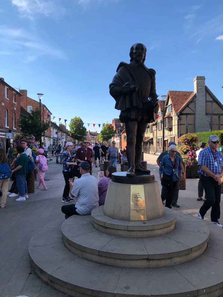 照片攝於William Shakespeare故居