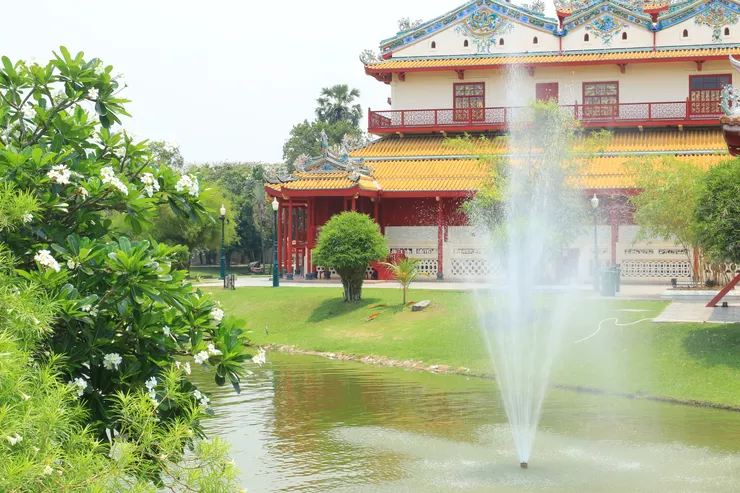 也有非常中國風的宮殿