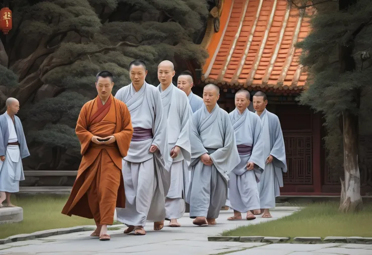 僧人經行~行如風