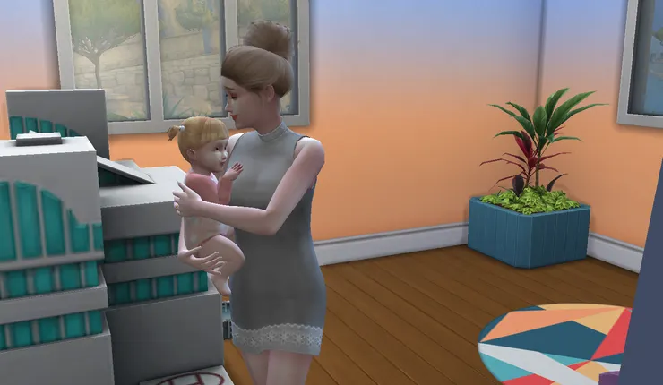 在芊芊夫妻兩人的照顧下...