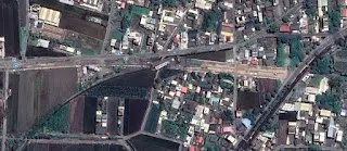 坑厝站周邊2018年衛星圖(取自Google Earth)