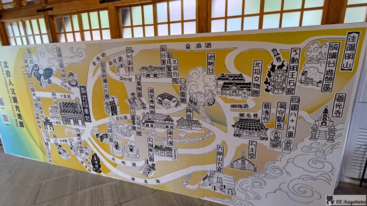 新北投導覽地圖