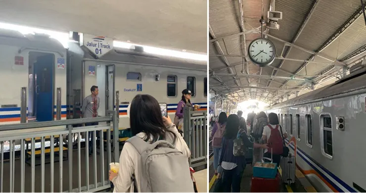 瑪琅火車站月台