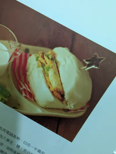 ［日記］饅頭夾蛋