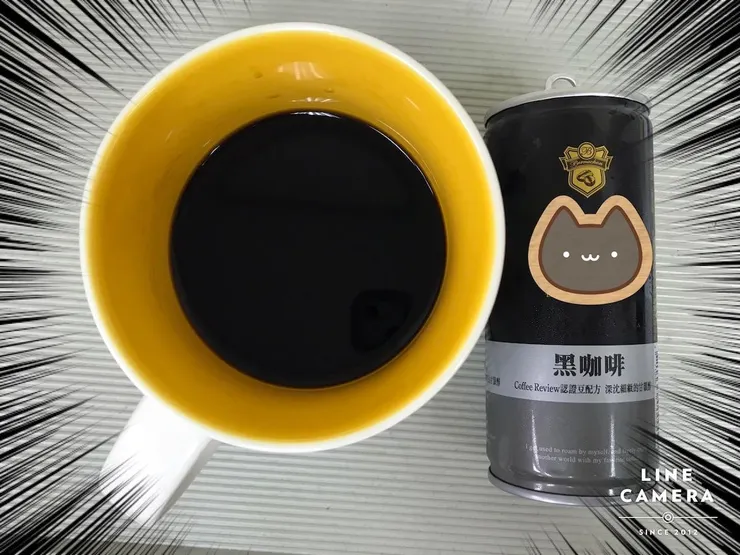 因為比較喜歡喝黑咖啡，所以總是記得拍起來