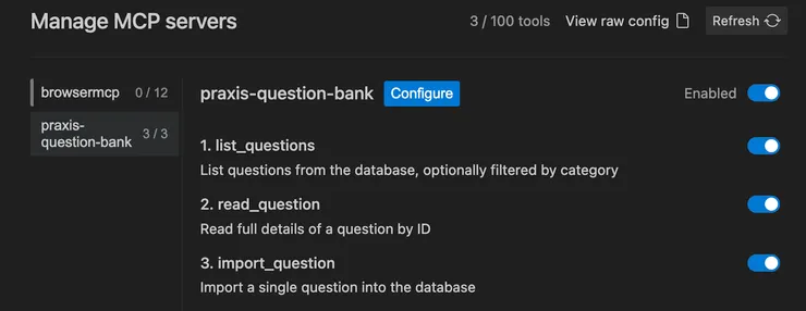 正常連線MCP-Server
