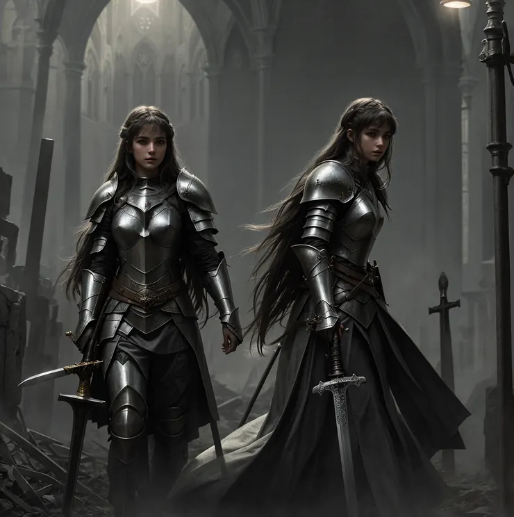 左邊的劍沒有處理得很好