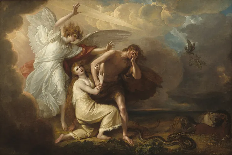 Benjamin West, The Expulsion of Adam and Eve from Paradise, 1791