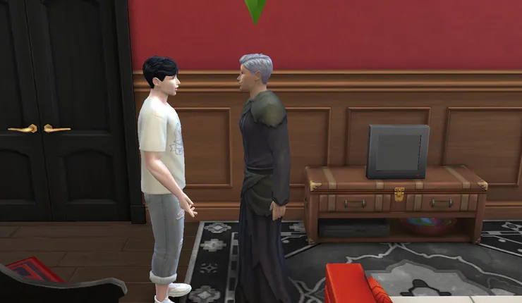 有時候子安不在~ 也會跟死神聊天~