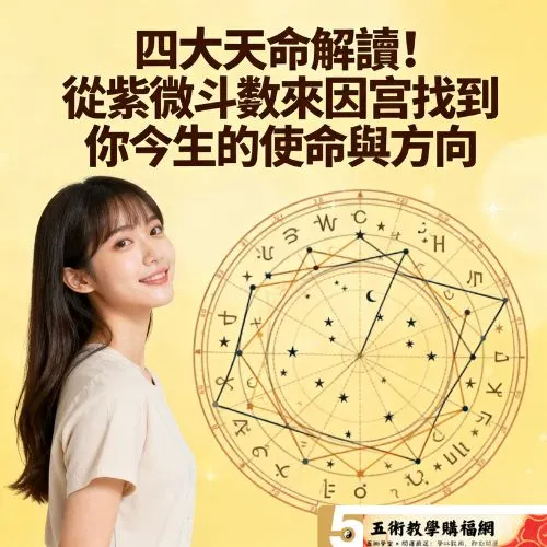四大天命解讀!從紫微斗數來因宮找到你今生的使命與方向