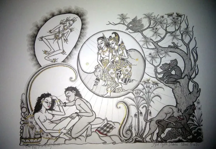 男女求愛是神力的介入