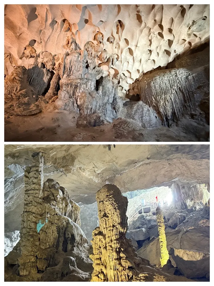 形形色色的鐘乳石、石筍和石柱
