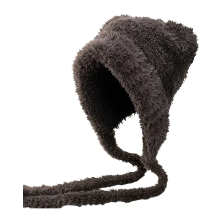 ZOII 佐壹｜軟Ｑ大熊保暖毛絨護耳帽