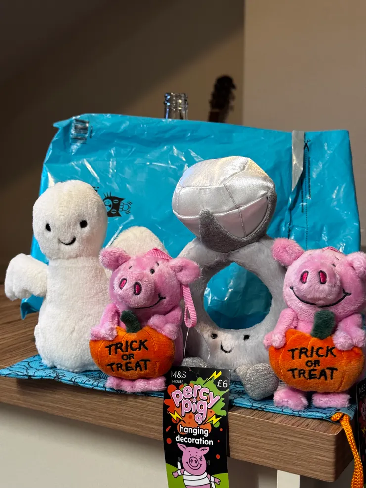 瑪莎豬和小幽靈都買到啦😊