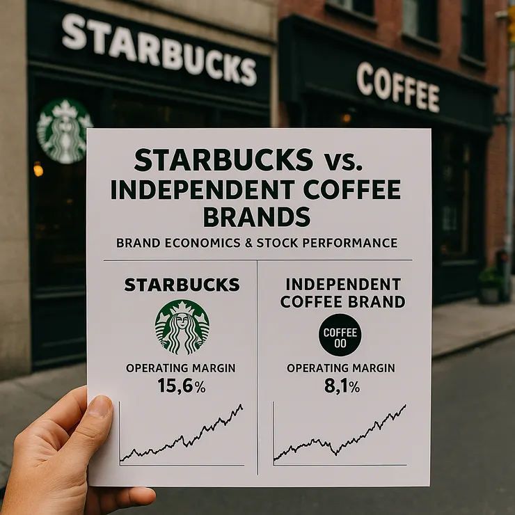 星巴克 vs 獨立咖啡品牌：品牌經濟學與股市表現比較