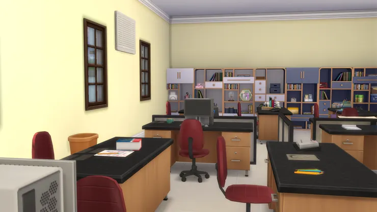 桌面的物品跟老師教的科目很有關係。