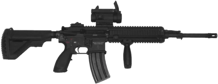 挪威國防軍裝備的HK416 N