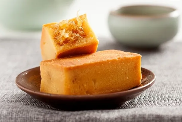 圖說:鳳梨酥內餡特選兩種風味不同的嘉義民雄在地鳳梨製作,無添加香精、色素、防腐劑,美味又安心。(資料來源:旺萊山)