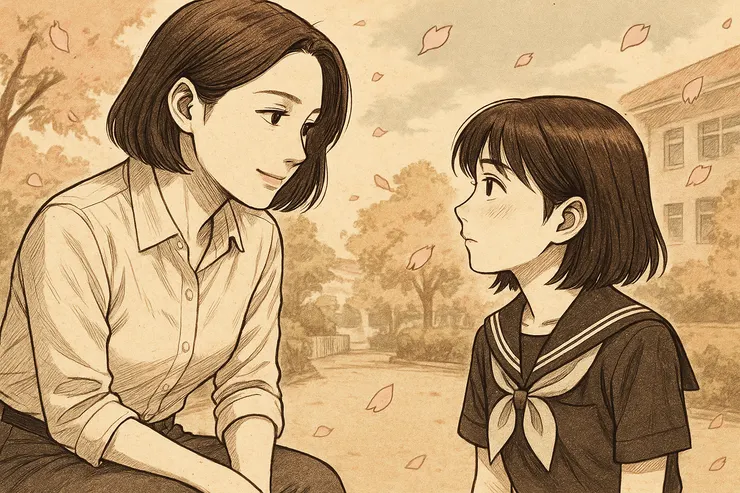 當時的國中制服似乎沒這麼好看