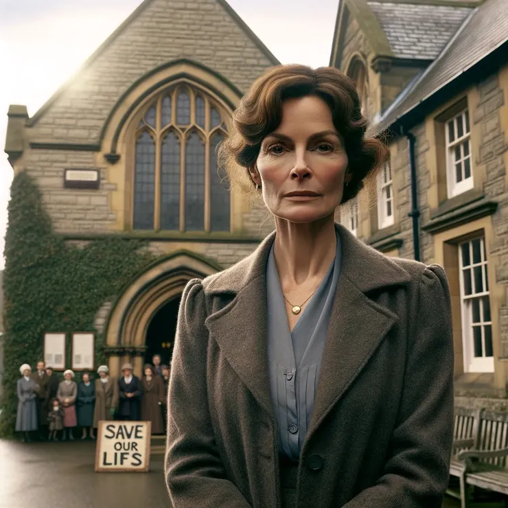 Jane's crusade led her to the steps of City Hall, speaking fervently to a crowd hung on her every word. Through her glasses, Jane's eyes gleamed with conviction, and her voice, usually lost in the quiet aisles between books, resonated with authority. 