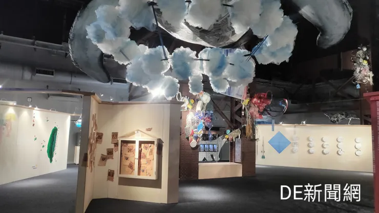 海洋未來式特展現場。(記者曾金萬/攝)