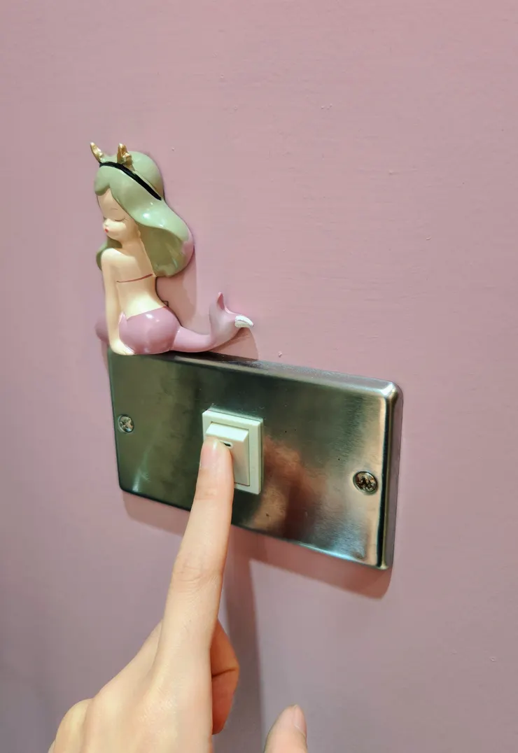 開燈還有美人魚提醒你💕