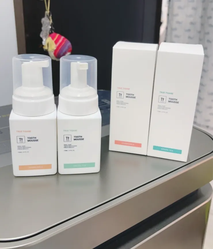 綠色：綠茶薄荷110ml + 黃色：白桃菊花110ml